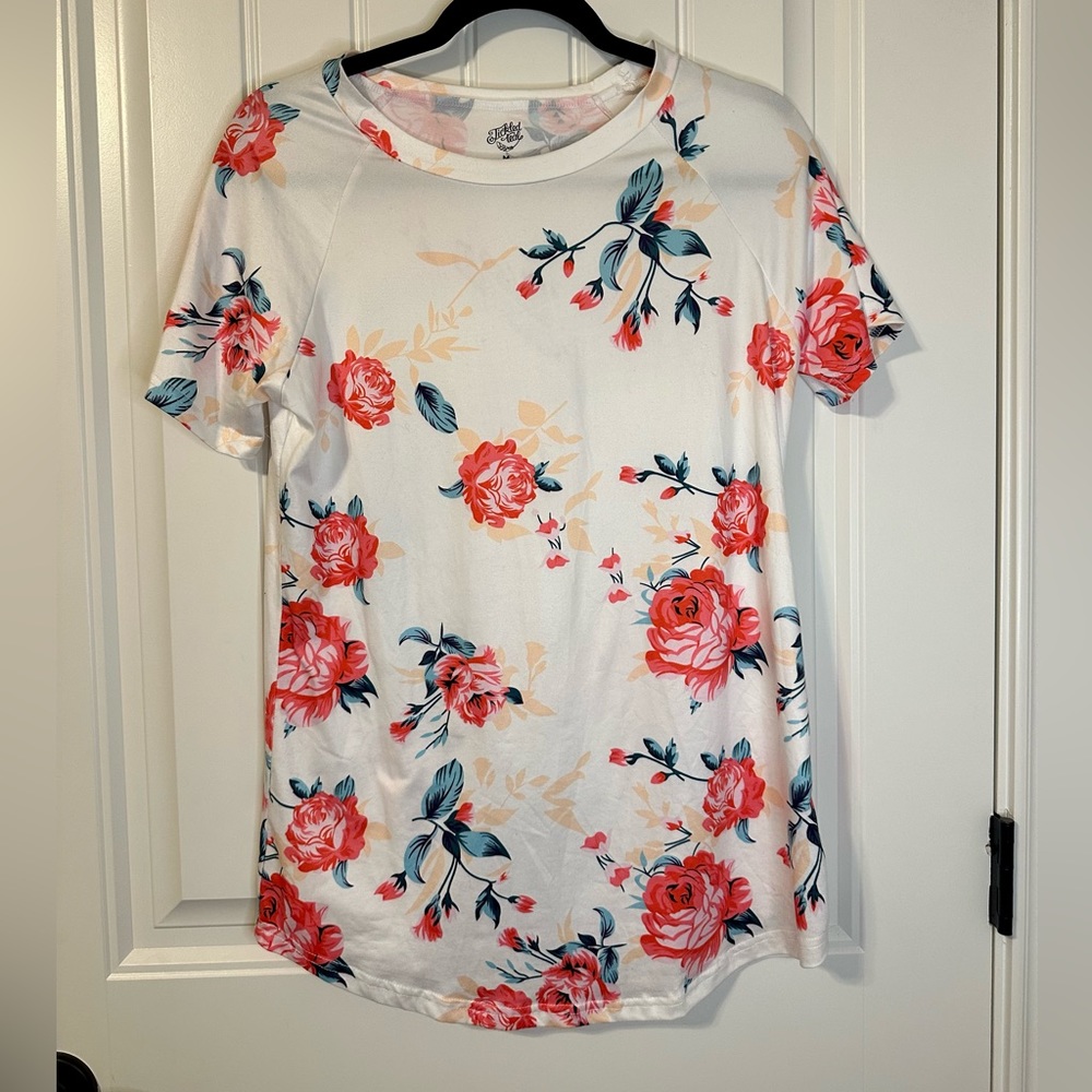 Tickled Teal Women’s Floral Top